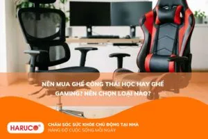 Nên mua ghế công thái học hay ghế gaming? Nên chọn loại nào?