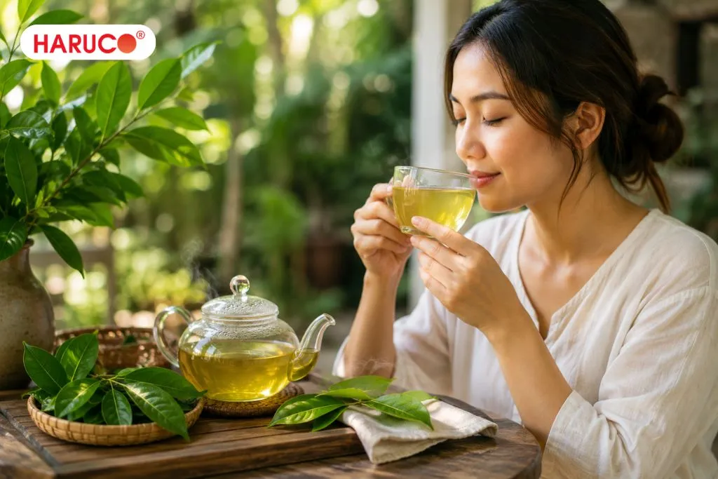 Uống nước lá vối đúng thời điểm mang lại lợi ích gì?