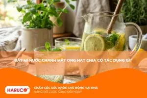 Bật mí nước chanh mật ong hạt chia có tác dụng gì? 8 Lợi ích bất ngờ và cách uống đúng
