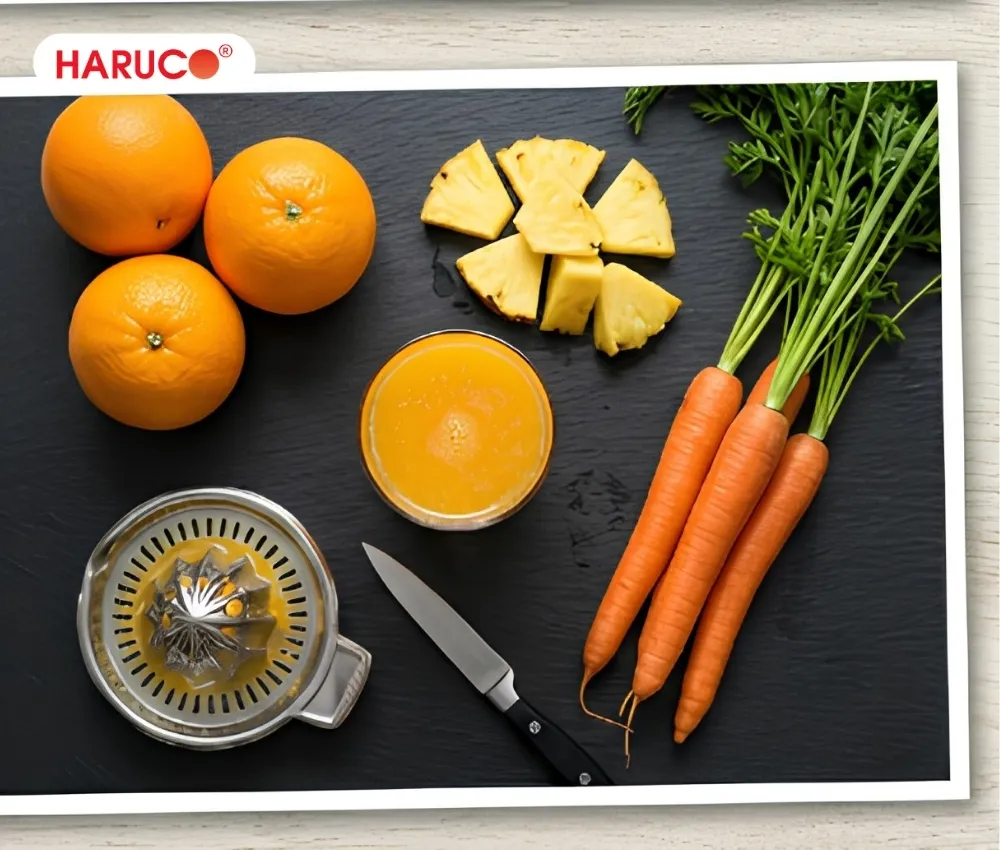 Uống ngay sau khi ép để giữ được nhiều vitamin C nhất