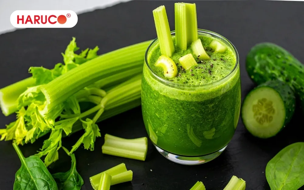 1 ly nước ép cần tây dưa leo chứa nguồn dinh dưỡng tự nhiên dồi dào