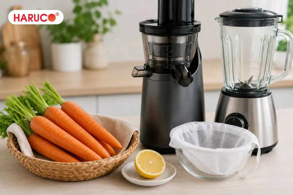 Cách làm nước ép cà rốt thơm ngon, bổ dưỡng tại nhà