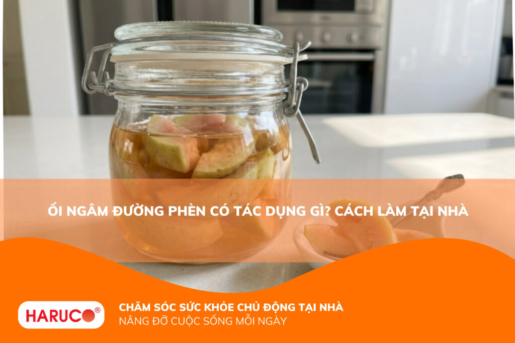 Ổi ngâm đường phèn có tác dụng gì? Công dụng nổi bật và cách dùng