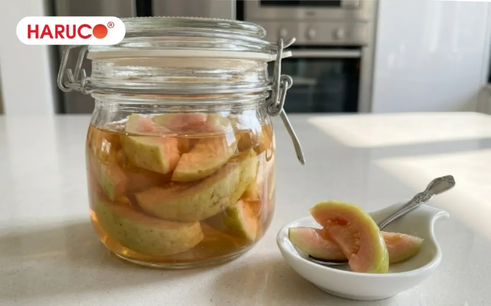 Ổi ngâm đường phèn tốt cho tiêu hóa
