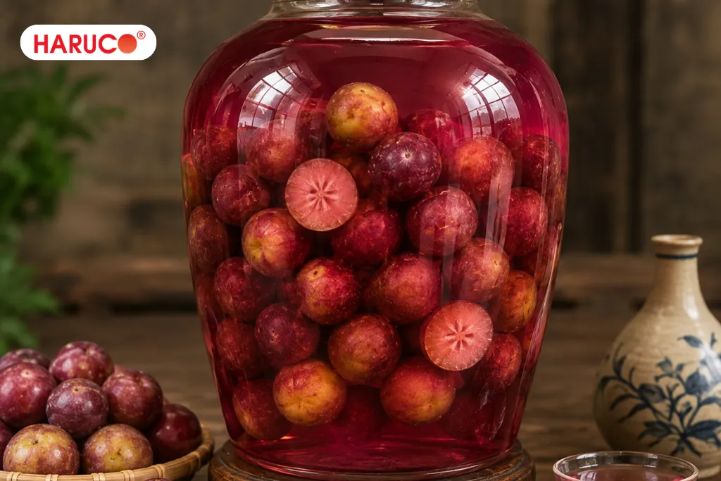 Cách ngâm rượu mận quân tại nhà
