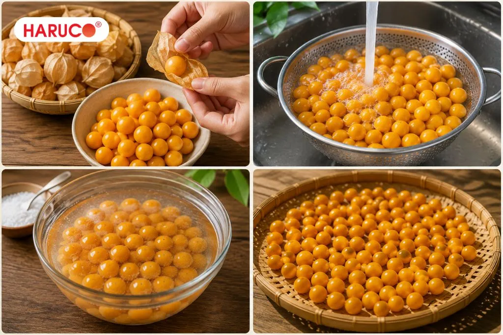 Hướng dẫn cách ngâm rượu quả tầm bóp