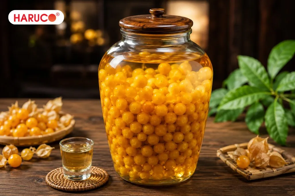 Hướng dẫn cách ngâm rượu quả tầm bóp