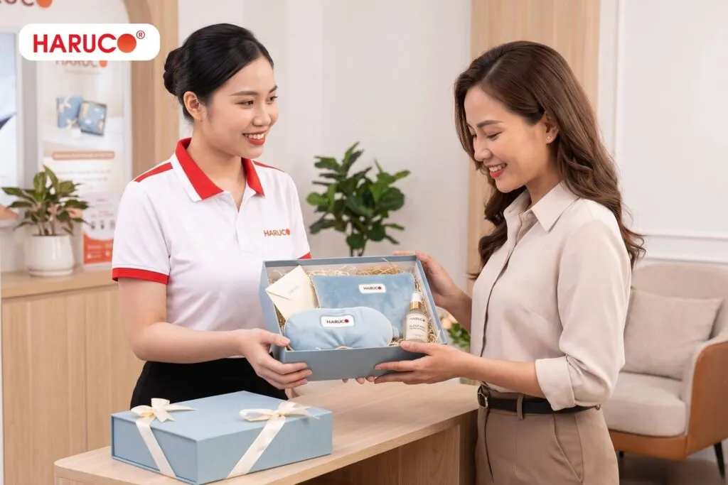 quy trình đặt quà tặng doanh nghiệp 300 nhân viên