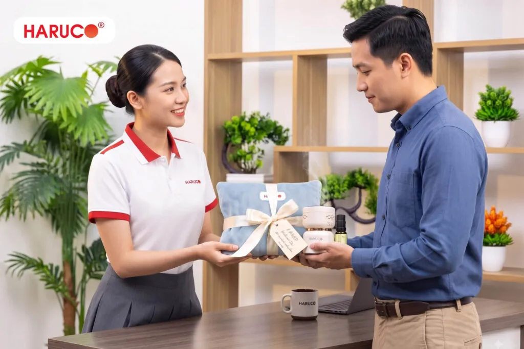 quy trình đặt quà tặng doanh nghiệp Bình Dương