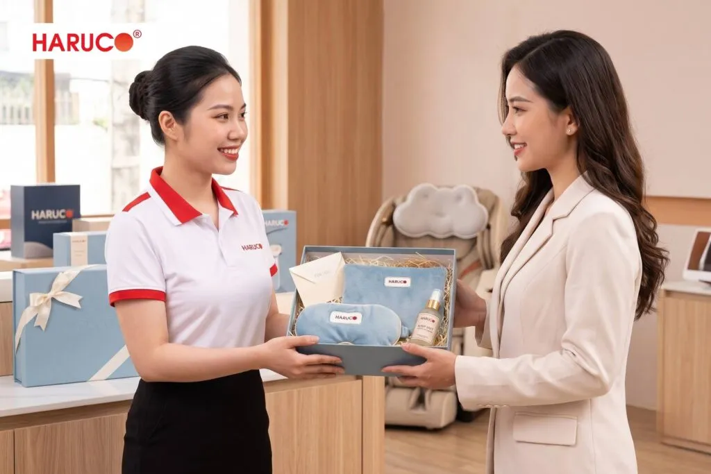 Quy trình đặt quà tặng doanh nghiệp Mê Linh