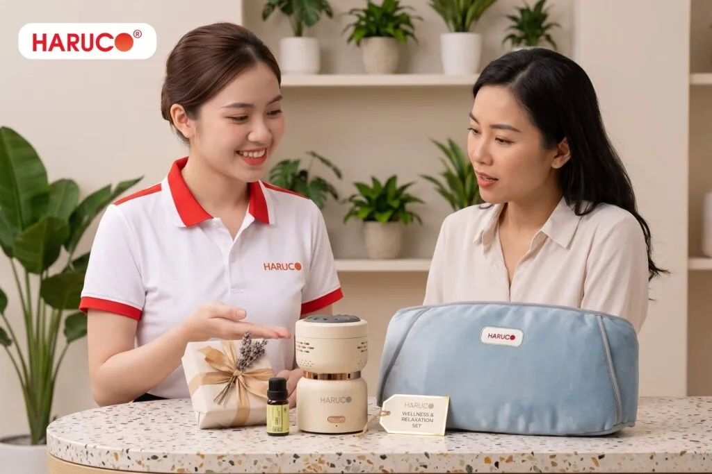 quy trình đặt quà tặng doanh nghiệp Nghệ An Haruco