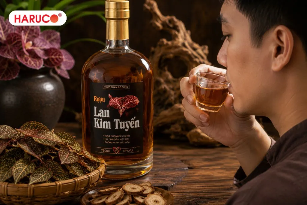 Hướng dẫn sử dụng rượu lan kim tuyến an toàn cho sức khỏe