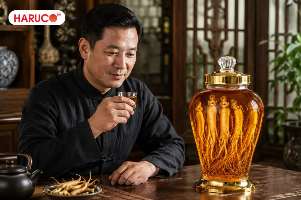 Cách sử dụng rượu sâm Trường Bạch an toàn