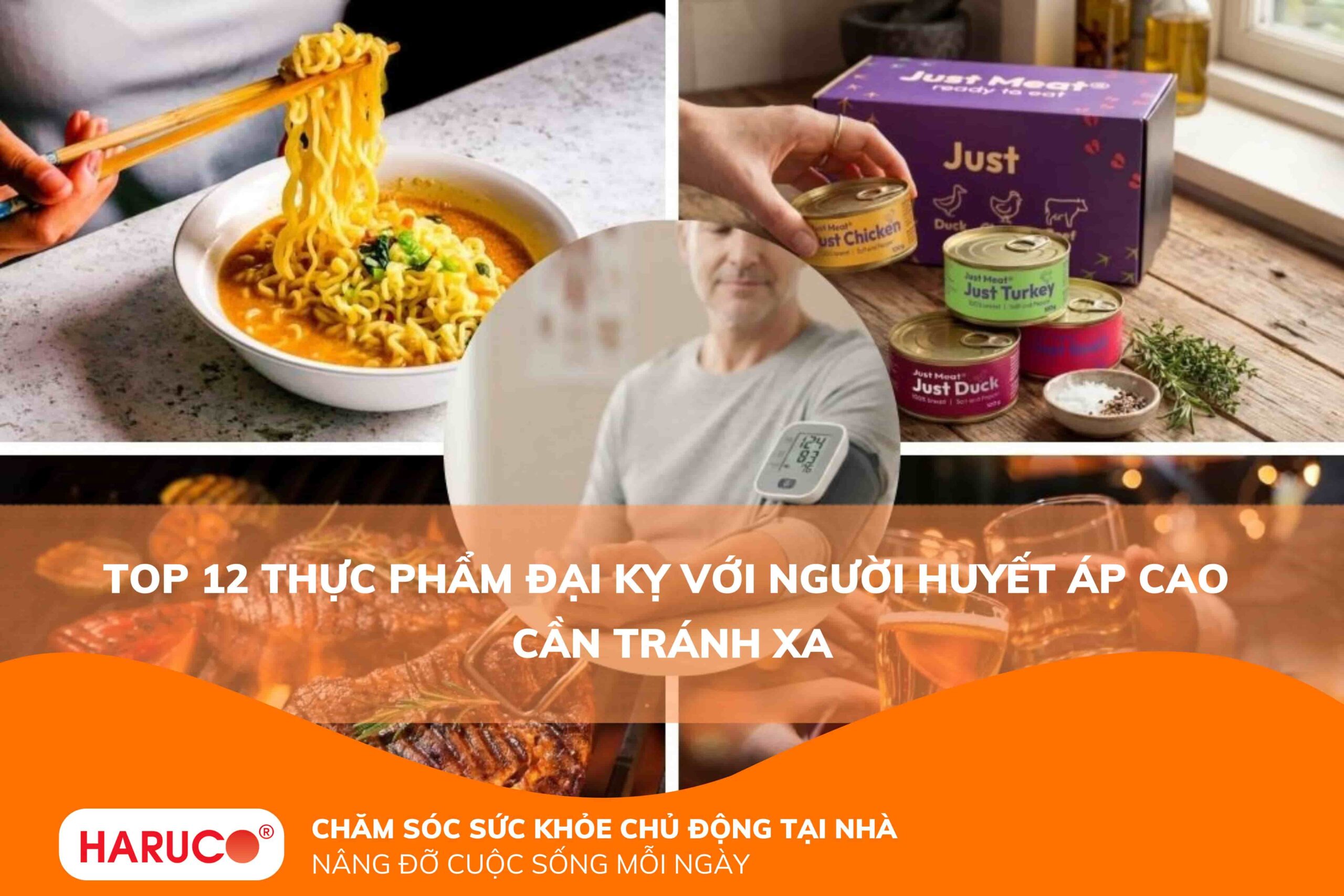 Top 12 thực phẩm đại kỵ với người huyết áp cao cần tránh xa