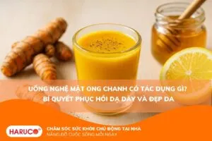Uống nghệ mật ong chanh có tác dụng gì