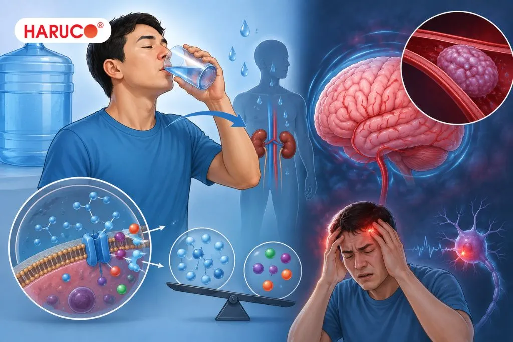 Rủi ro nếu lạm dụng uống nước lọc quá nhiều