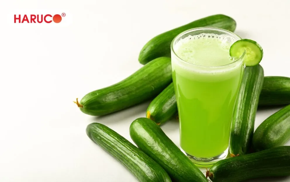 Nước ép dưa leo không thể thay thế nước lọc