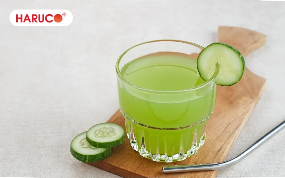 Nước ép dưa leo cung cấp chất chống oxy hóa, hỗ trợ làm chậm lão hóa