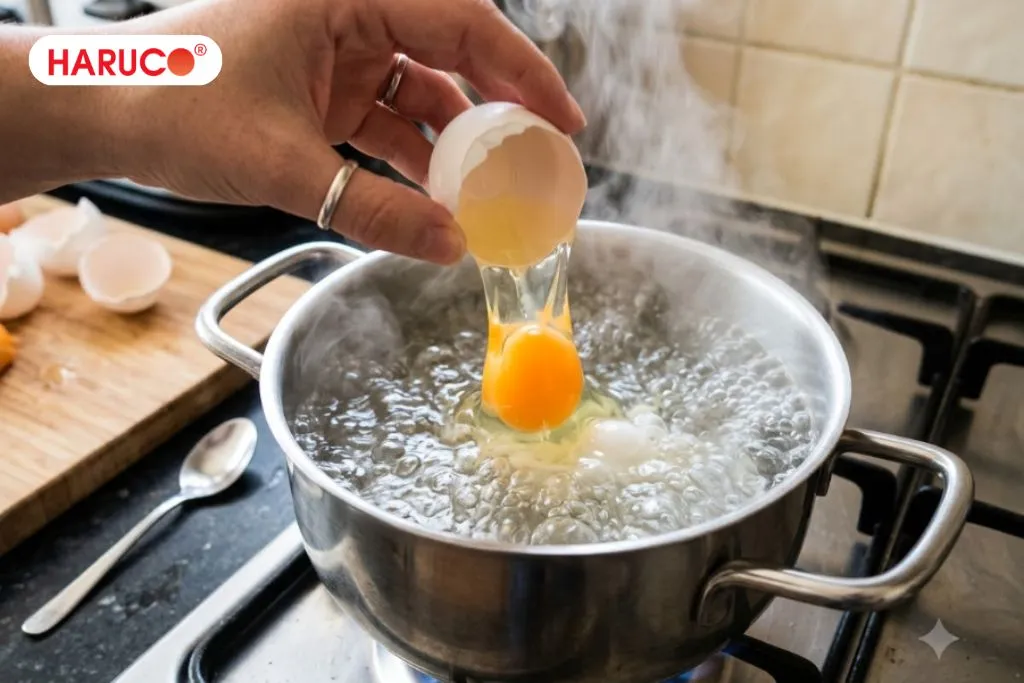 Giá trị dinh dưỡng có trong trứng gà và nước sôi