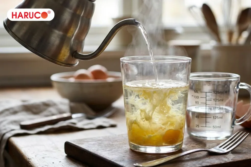 Cách uống trứng gà với nước sôi an toàn hơn cho sức khỏe