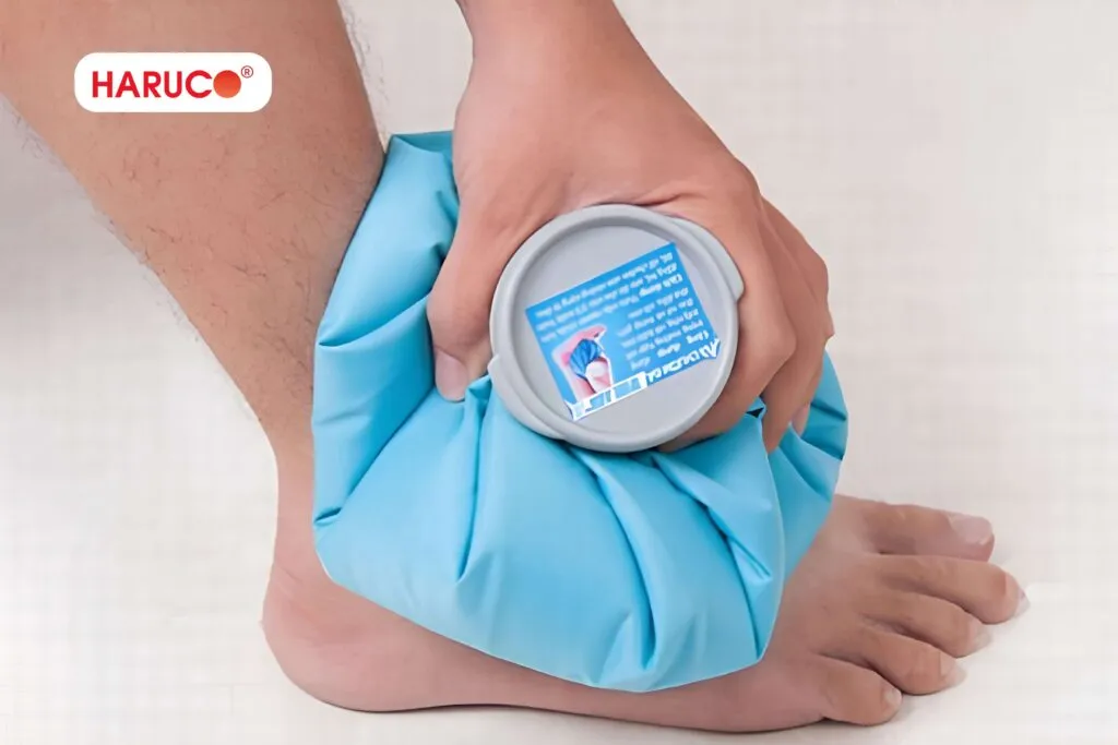 Sau khi giảm chườm đá, quá trình hồi phục nên thay đổi ra sao?