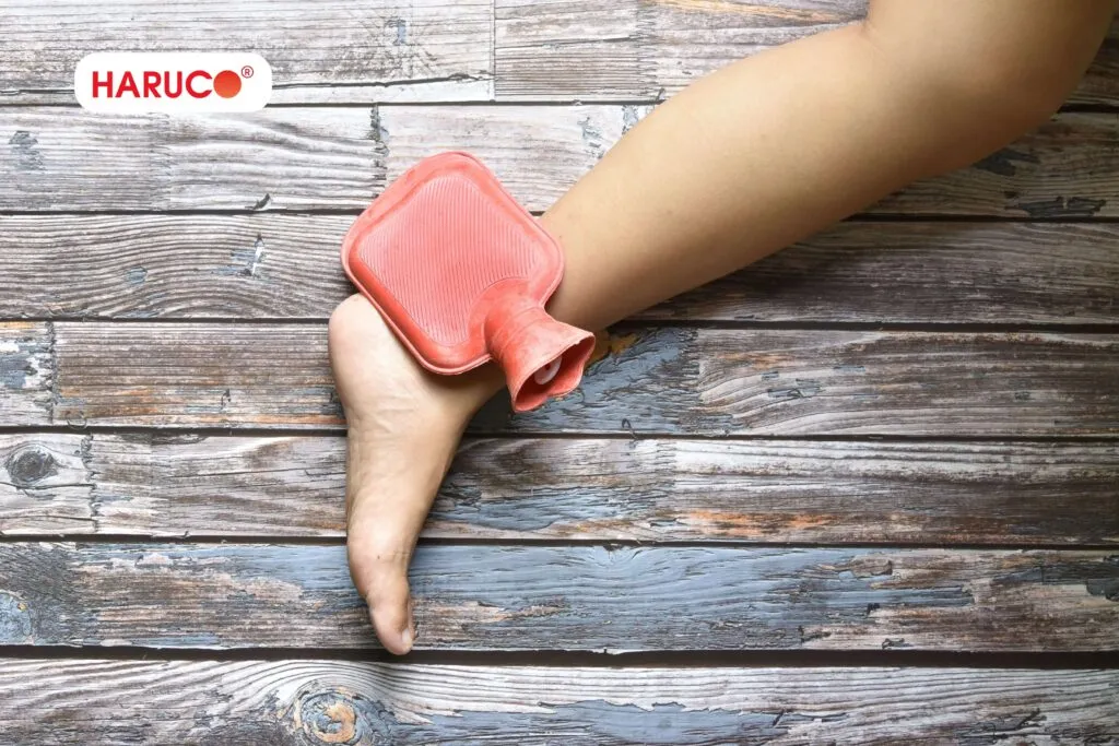 Những trường hợp không nên chườm nóng khi bị bong gân