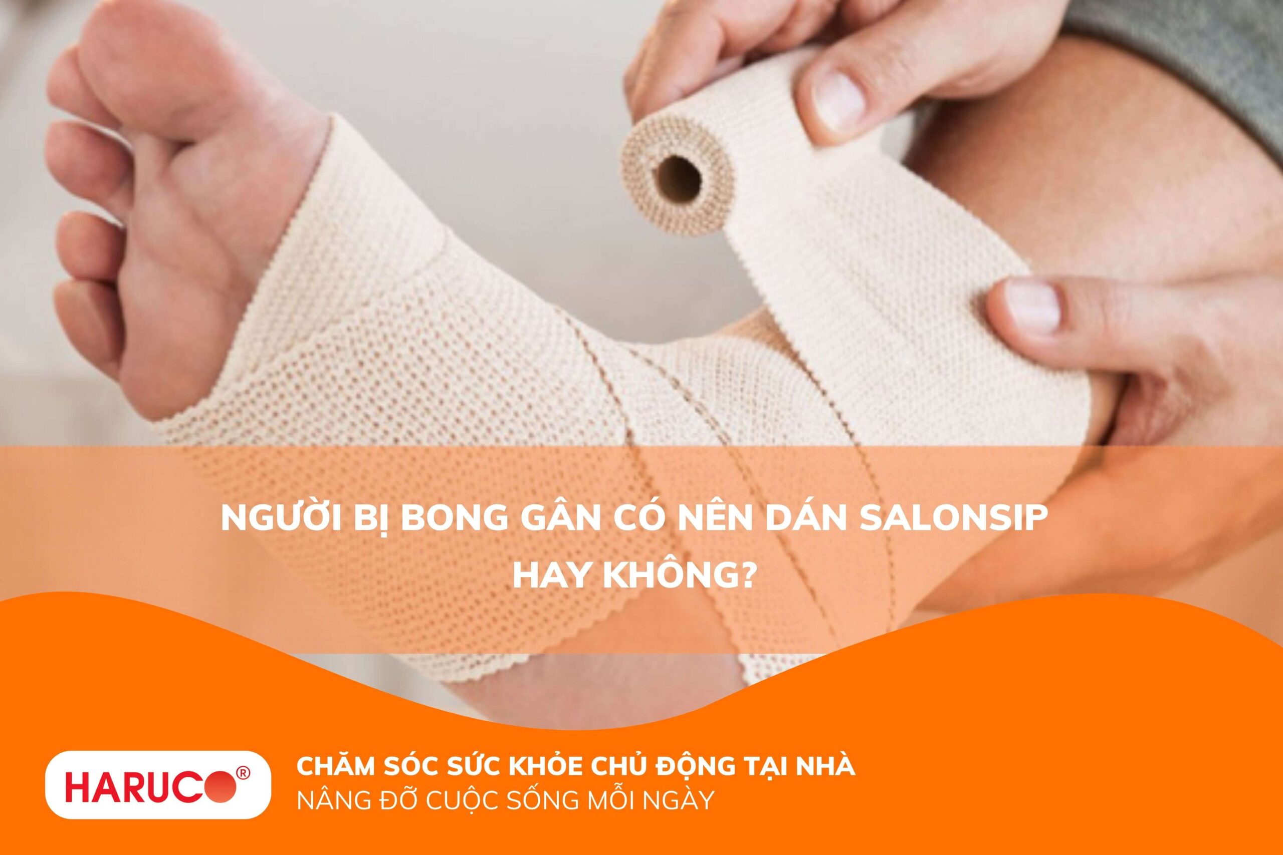 Người bị bong gân có nên dán salonsip hay không?