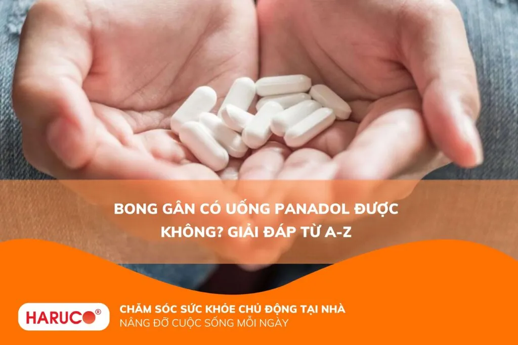 Bong gân có uống panadol được không? Giải đáp từ A-Z