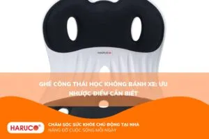Ghế công thái học không bánh xe: Ưu nhược điểm cần biết