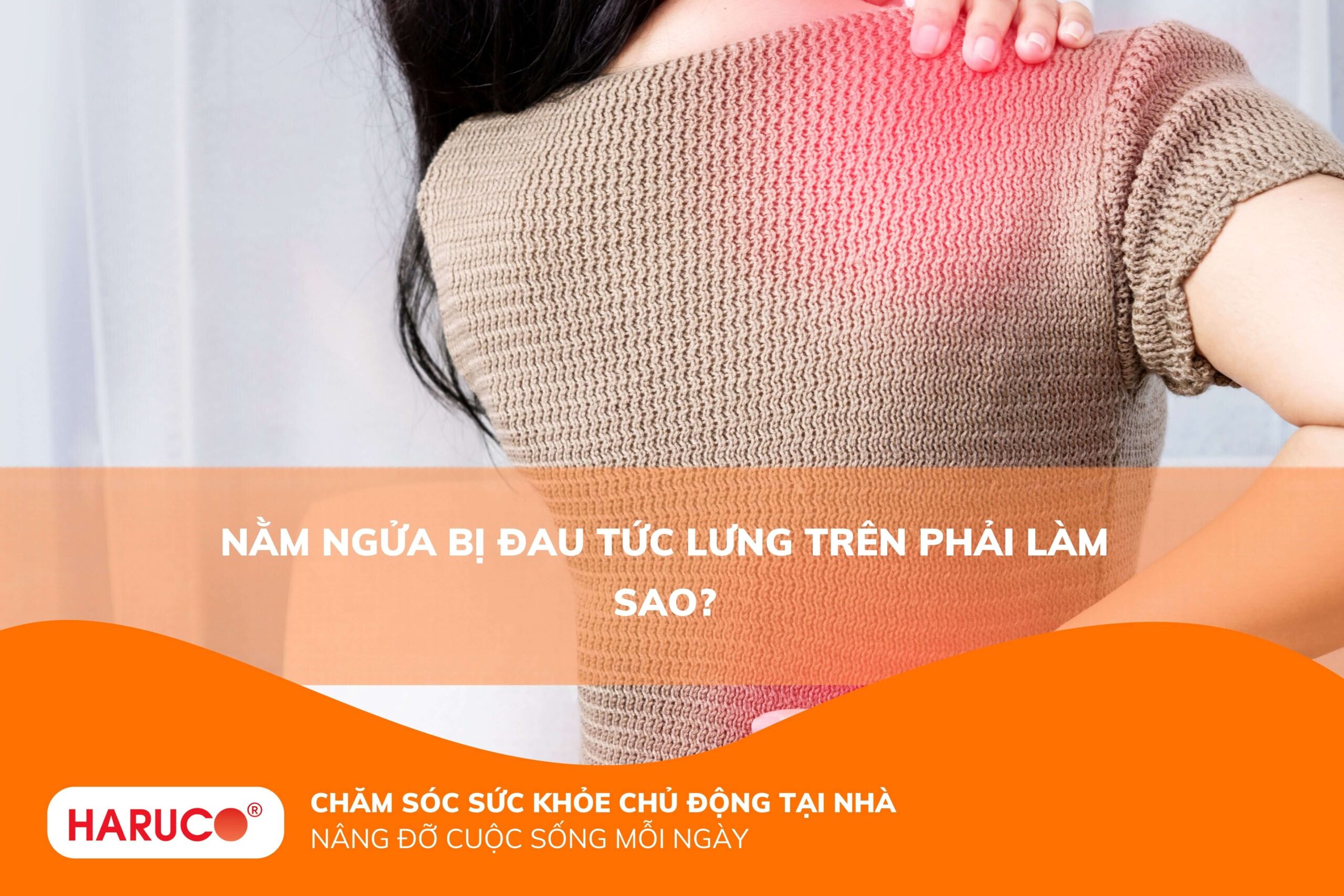 Nằm ngửa bị đau tức lưng trên phải làm sao?