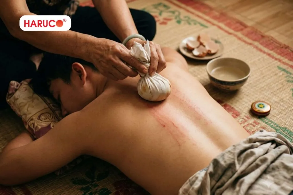 Cạo gió bằng trứng gà khác gì cách cạo gió thông thường?