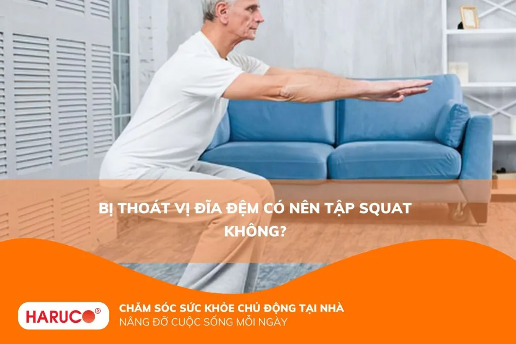 Bị thoát vị đĩa đệm có nên tập squat không?