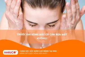 Trước khi xông mặt có cần rửa mặt không?